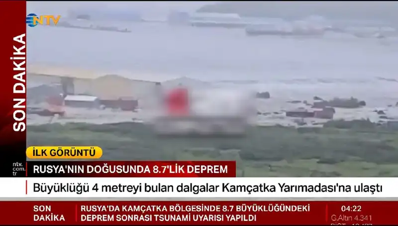 Kamçatka’yı Vuran İlk Tsunami Dalgaları: Doğa'nın Gücü Yeniden Ortaya Çıktı