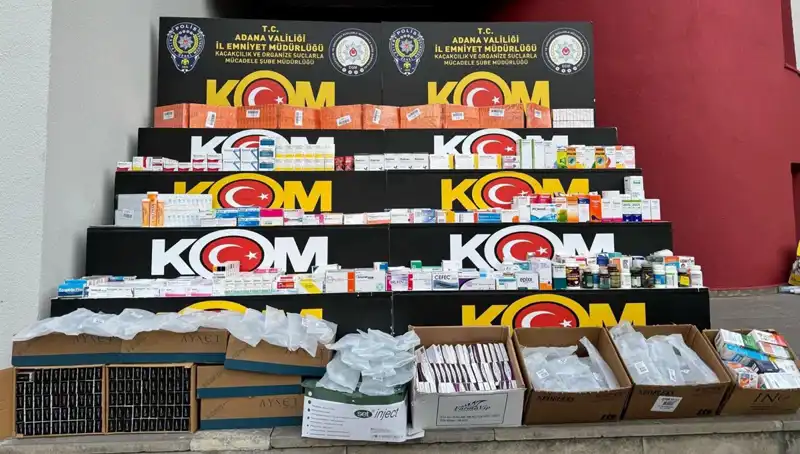 Adana'da İlaç Kaçakçılarına Büyük Darbe: Yasa Dışı Operasyon Gerçekleşti