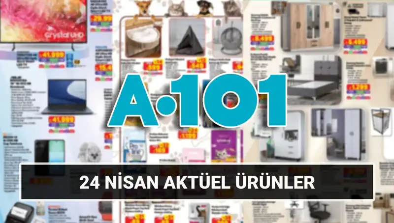 A101 Aktüel Kataloğu ile Ev İhtiyaçlarınızı Karşılayın: 24 Nisan Fırsatları