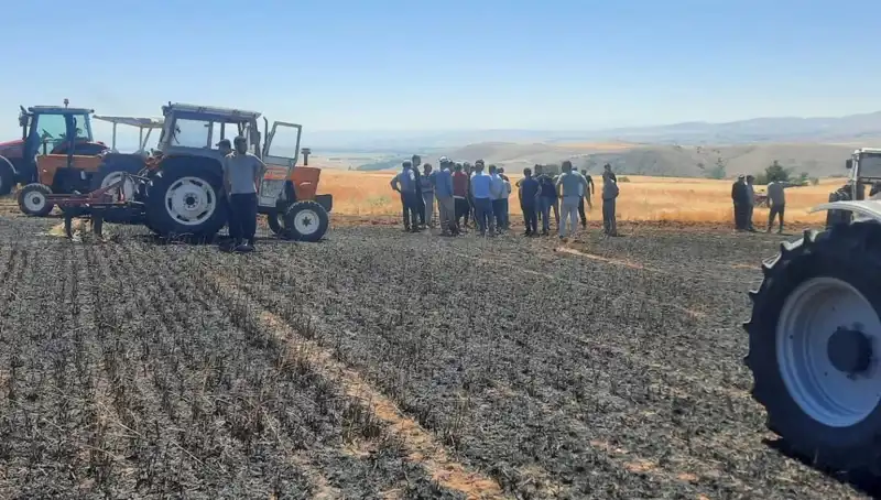 Yozgat’ta 100 Dönüm Tarımsal Alan Alev Alev Vara Vara Yok Oldu