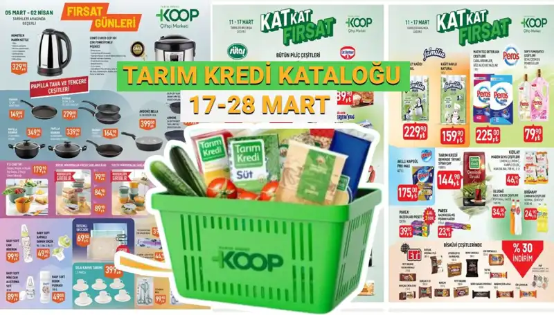 Tarım Kredi Kooperatif Marketlerinde Şaşırtıcı İndirimler: Kahve Takımı, Tencere ve Daha Fazlası